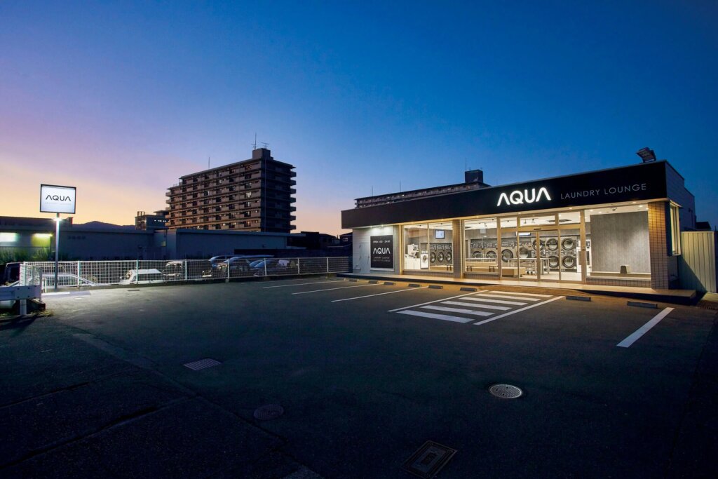 aquaのコインランドリー店舗